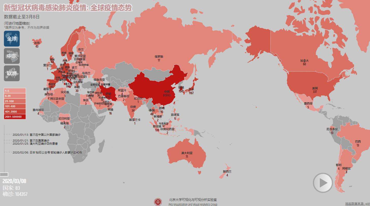 全球新冠病毒最新动态概览，全球新冠疫情最新情况分析